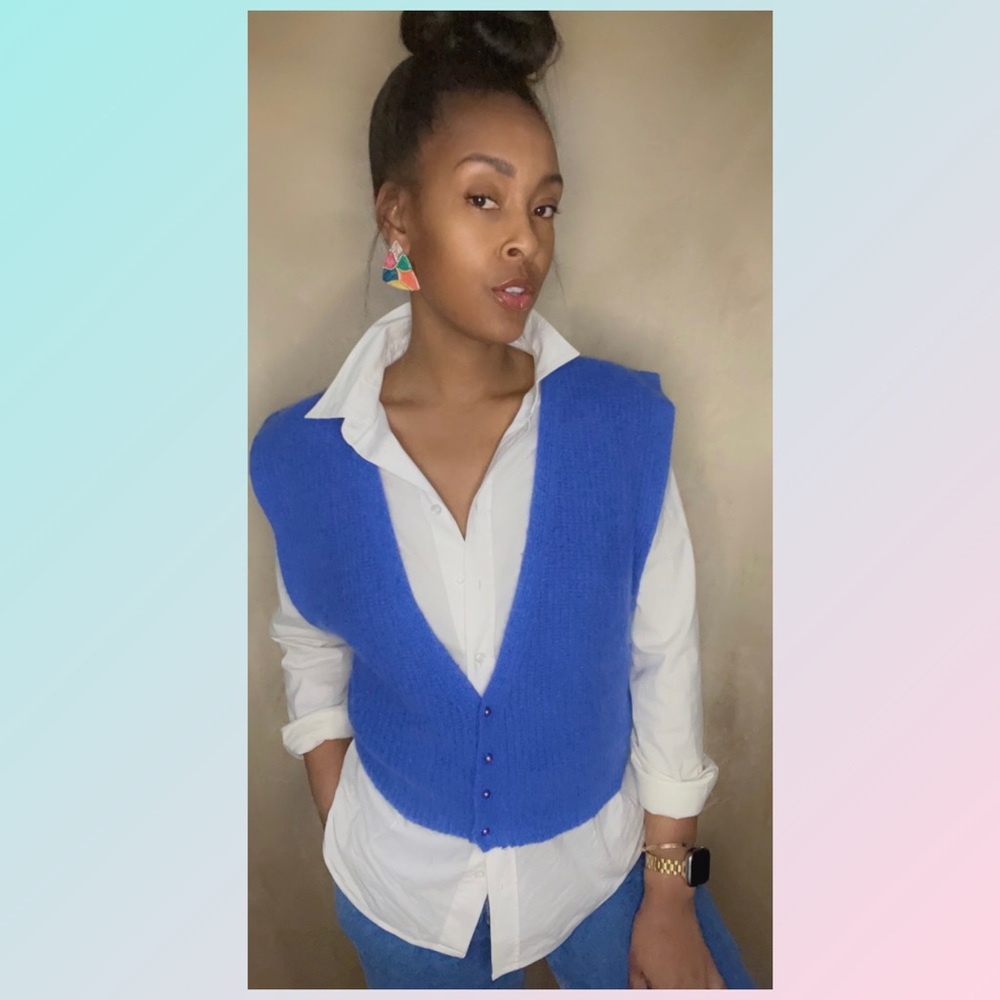 Karen Scott Wool Vest